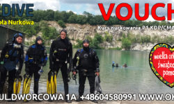 Voucher na kurs nurkowania P1 WOŚP